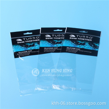 SGS Approved custom self adhesive opp header packaging bag